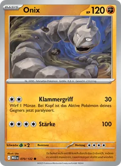 Onix, Mega-Entwicklung No. 070 Normal