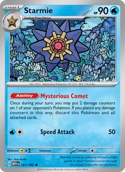 Starmie, 151 No. 121 Holo