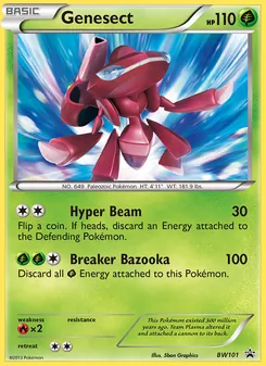 Genesect, BW Black Star Promos No. BW101 Normal