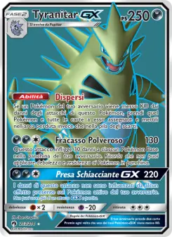 Tyranitar GX, Tuoni Perduti Nº 203 Normal