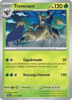 Trevenant, Mascarada Crepuscular Nº 013 Normal
