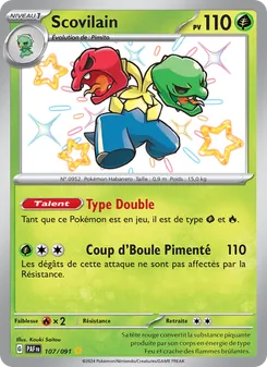 Scovilain, Destinées de Paldea No. 107 Holo