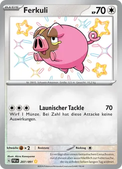Ferkuli, Paldeas Schicksale No. 207 Holo
