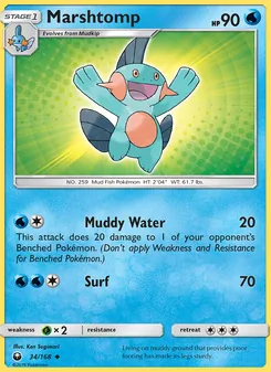 Marshtomp, Celestial Storm Nº 34 Normal