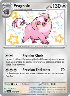 Fragroin, Destinées de Paldea No. 208 Holo