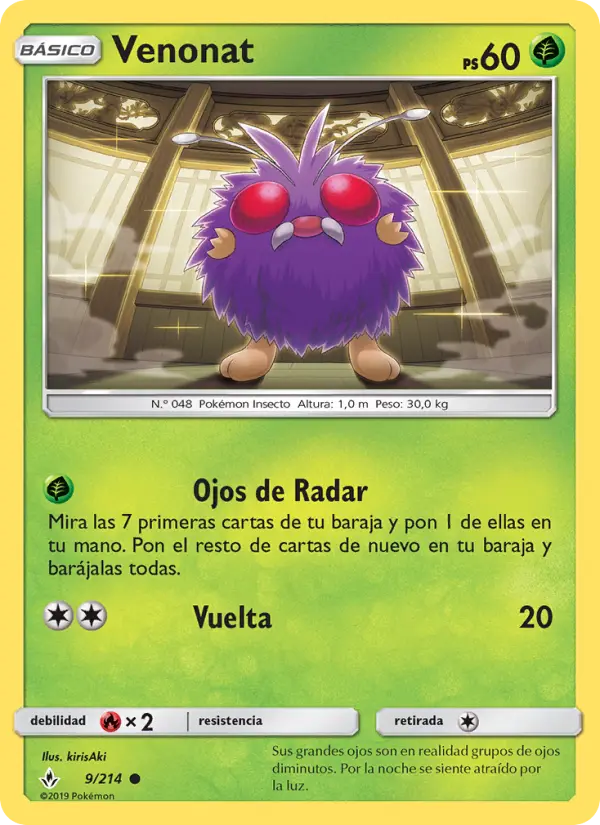 Venonat, Vínculos Indestructibles Nº 9