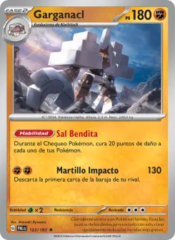 Garganacl, Evoluciones en Paldea No. 123 Holo