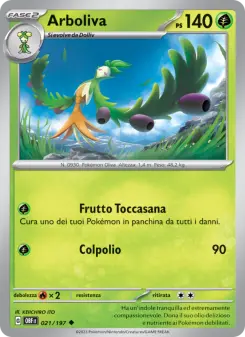 Arboliva, Ossidiana Infuocata Nº 021 Normal