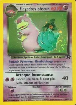 Flagadoss obscur, Team Rocket No. 12 Holo