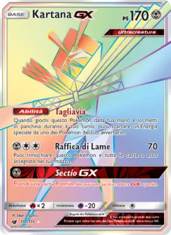 Kartana GX, Invasione Scarlatta No. 117 Normal