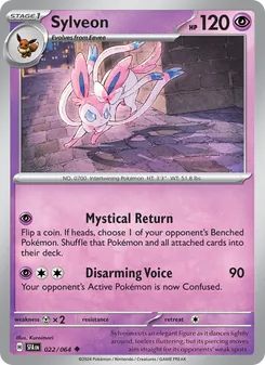 Sylveon, Shrouded Fable No. 022 Normal