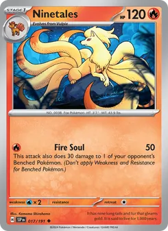 Ninetales, Surging Sparks No. 017