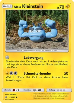 Alola-Kleinstein, Teams Sind Trumpf Nº 35 Normal