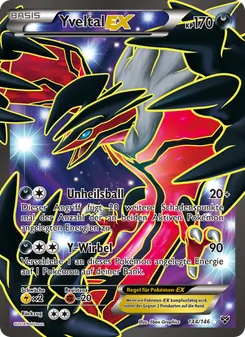 Yveltal EX, XY No. 144 Normal
