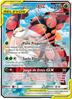Pheromosa y Buzzwole GX, Vínculos Indestructibles Nº 192 Normal