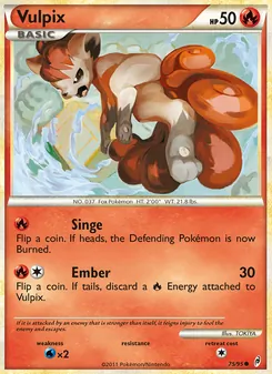 Vulpix, Call of Legends No. 75 Normal
