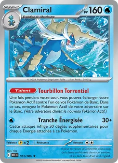 Clamiral, Flamme Blanche No. 023 Holo