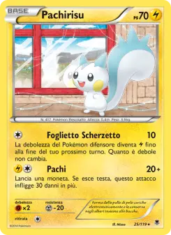 Pachirisu, Forze Spettrali No. 25 Normal