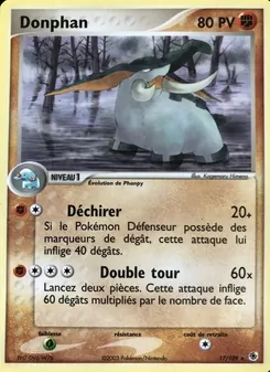 Donphan, EX Rubis & Saphir No. 17 Normal