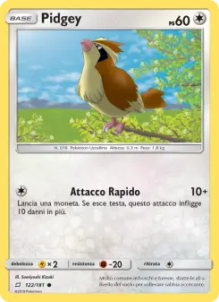 Pidgey, Gioco di Squadra No. 122 Normal