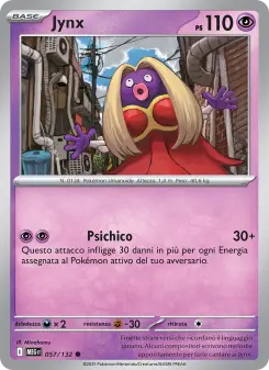 Jynx, Megaevoluzione Nº 057 Normal