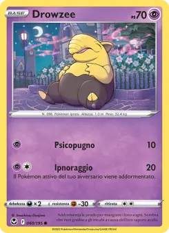 Drowzee, Tempesta Argentata Nº 060 Normal