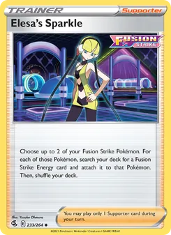 Elesa's Sparkle, Fusion Strike Nº 233 Normal