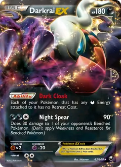 Darkrai-EX, Dark Explorers Nº 63 Normal