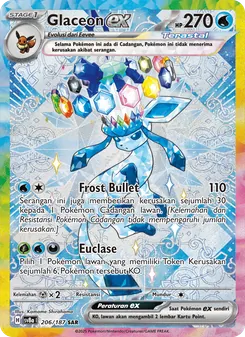 Glaceon ex, Festival Terastal ex Nº 206 Normal