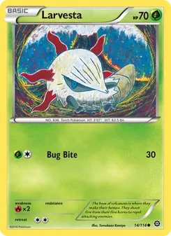 Larvesta, Steam Siege No. 14 Normal