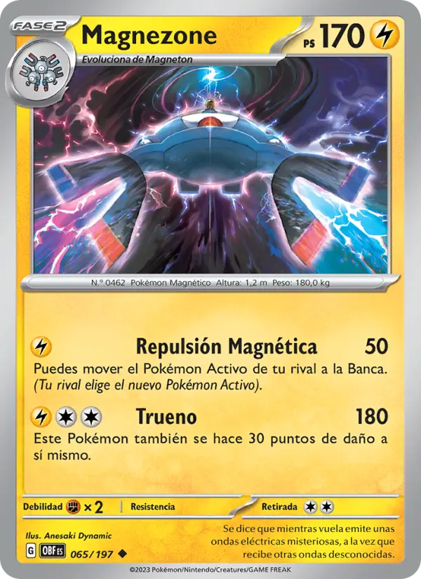 Magnezone, Llamas Obsidianas No. 065