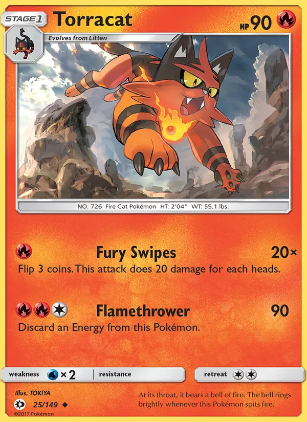 Torracat, Sun & Moon No. 25