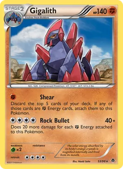 Gigalith, Emerging Powers Nº 53 Normal