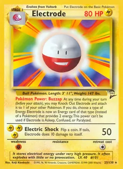 Electrode, Base Set 2 Nº 25 Normal