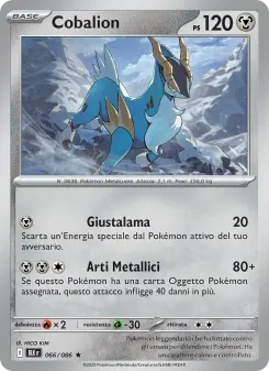 Cobalion, Luce Nera Nº 066 Holo