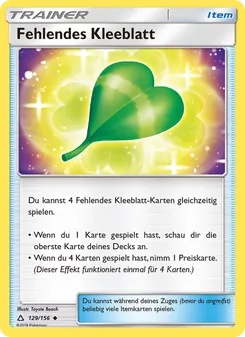 Fehlendes Kleeblatt, Ultra-Prisma Nº 129 Normal
