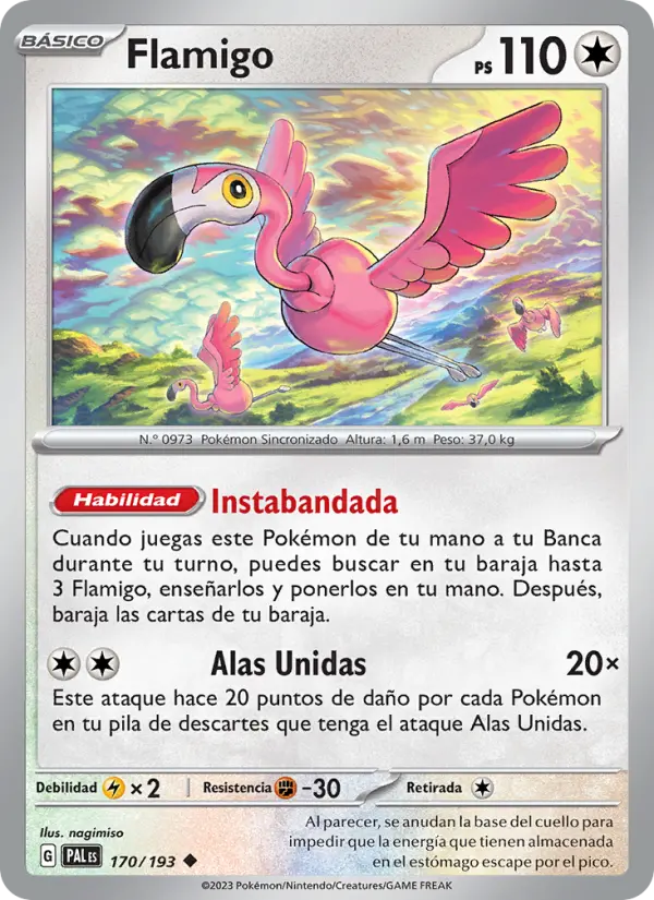 Flamigo, Evoluciones en Paldea Nº 170