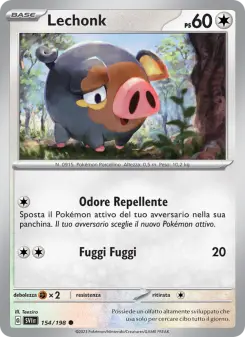 Lechonk, Scarlatto e Violetto No. 154 Normal