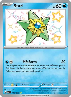 Stari, Destinées de Paldea Nº 118 Holo