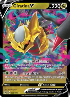 Giratina V, Origen Perdido Nº 130 Holo