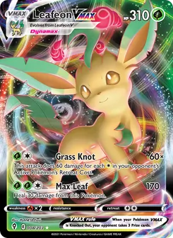 Leafeon VMAX, Evolving Skies No. 8