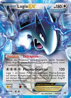 Lugia-EX, Plasma-Sturm Nº 108 Normal