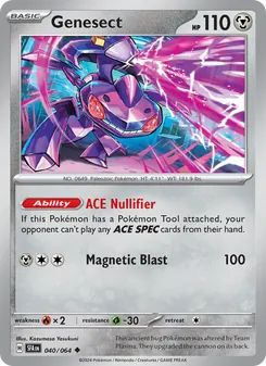 Genesect, Shrouded Fable No. 040 Normal