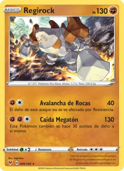 Regirock, Voltaje Vívido No. 89 Holo