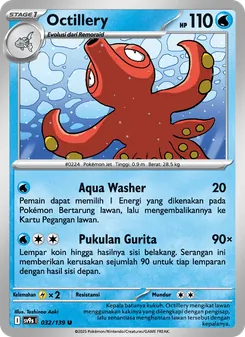 Octillery, Ikatan Takdir No. 032 Normal