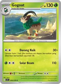 Gogoat, Scarlet ex Nº 004 Normal