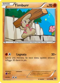 Timburr, XY No. 65 Normal