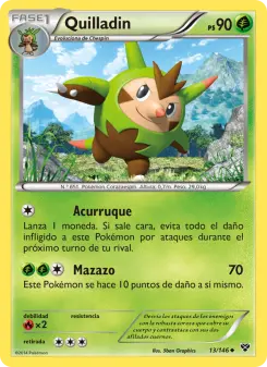Quilladin, XY No. 13 Normal