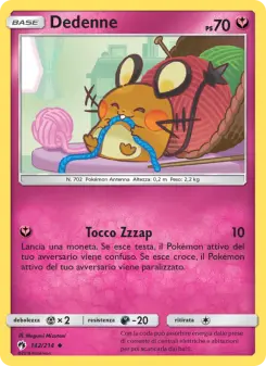 Dedenne, Tuoni Perduti Nº 142 Normal