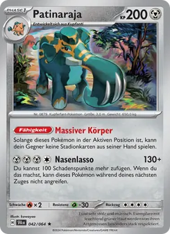 Patinaraja, Nebel der Sagen Nº 042 Holo